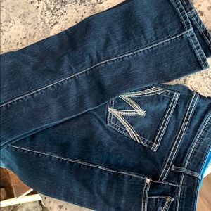 Ladies Wrangler Q-Baby Ultimate Riding Jeans.